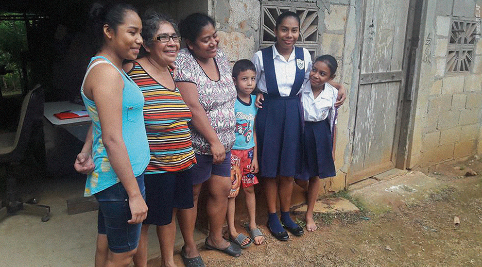 Photo, top: Sisters Maria and Carmen (in school uniform) recently left an orphanage in Panama to join a caring foster family. We are working with our partners, RELAF, to close the institution and find loving families for all the children who remain there.
