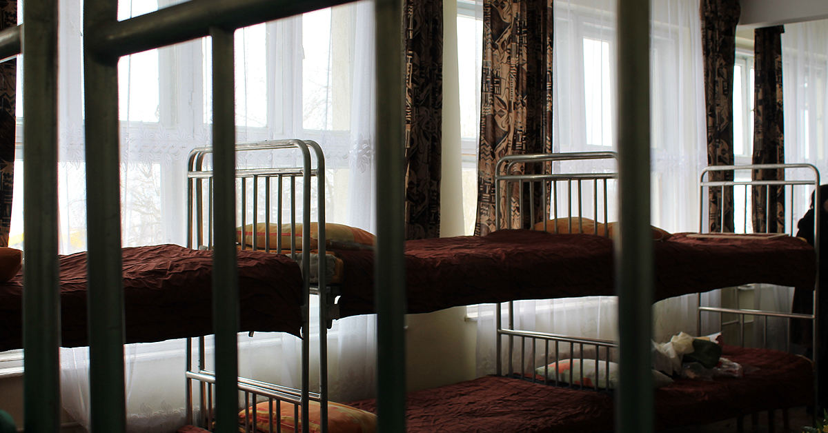 Inside the Sfântu Spiridon orphanage