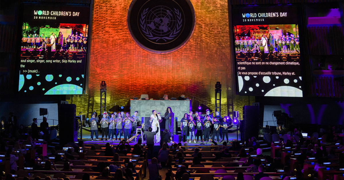 The UN General Assembly has adopted the Resolution in the same year as celebrating the 30th anniversary of the Convention on the Rights of the Child (UN Photo/Manuel Elias)