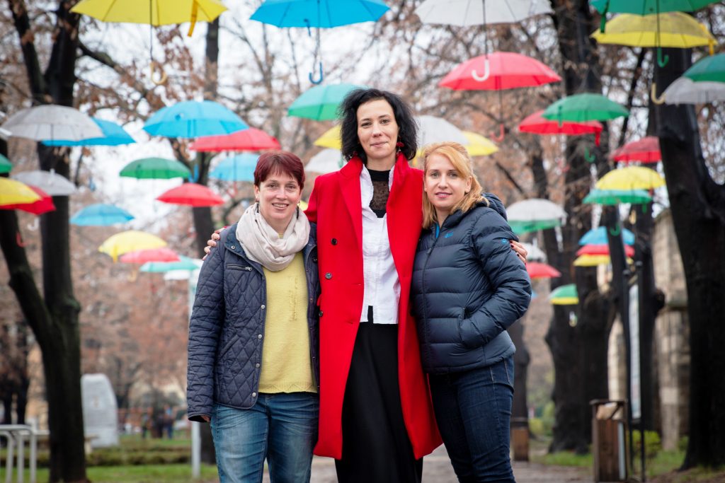 Working to build, reunite and keep families together—some of our front-line team in Bulgaria: Boryana, Elica and Valeria
